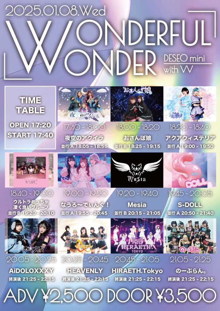 ☆ワンダフルワンダー＠DESEO mini with VV