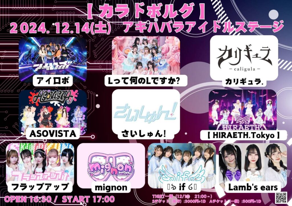 カラドボルグ＠秋葉原アイドルステージ　夜帯
